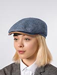 Кепка STETSON арт. 6383108 DRIVER CAP LINEN (синий)